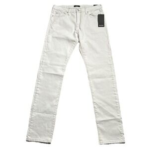 True Religion Jeans Men's 32x33 White Rocco Relaxed Skinny NWT‎ Stretch Denim
